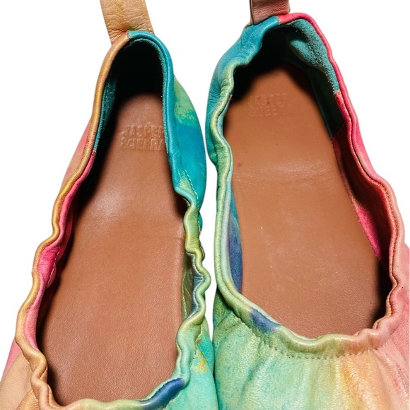 Jasper & Jeera Anthropologie Women's Watercolor Slip-on Flats Sz-10 - Picture 5 of 7